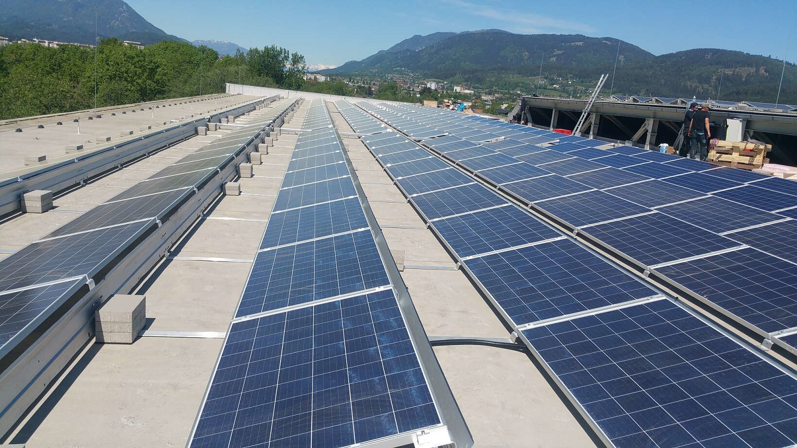 Photovoltaik-Großanlage von Elektrotechnik Schlögl