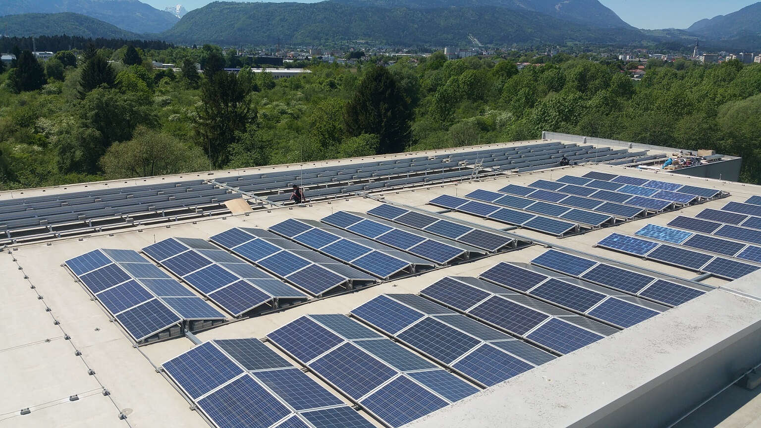 Photovoltaik-Großanlage von Elektrotechnik Schlögl